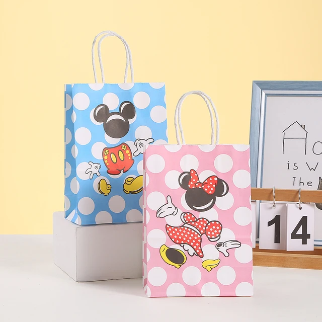 Mickey & Minnie Mouse Cadeau Anniversaire Enfants, 12 Sac à