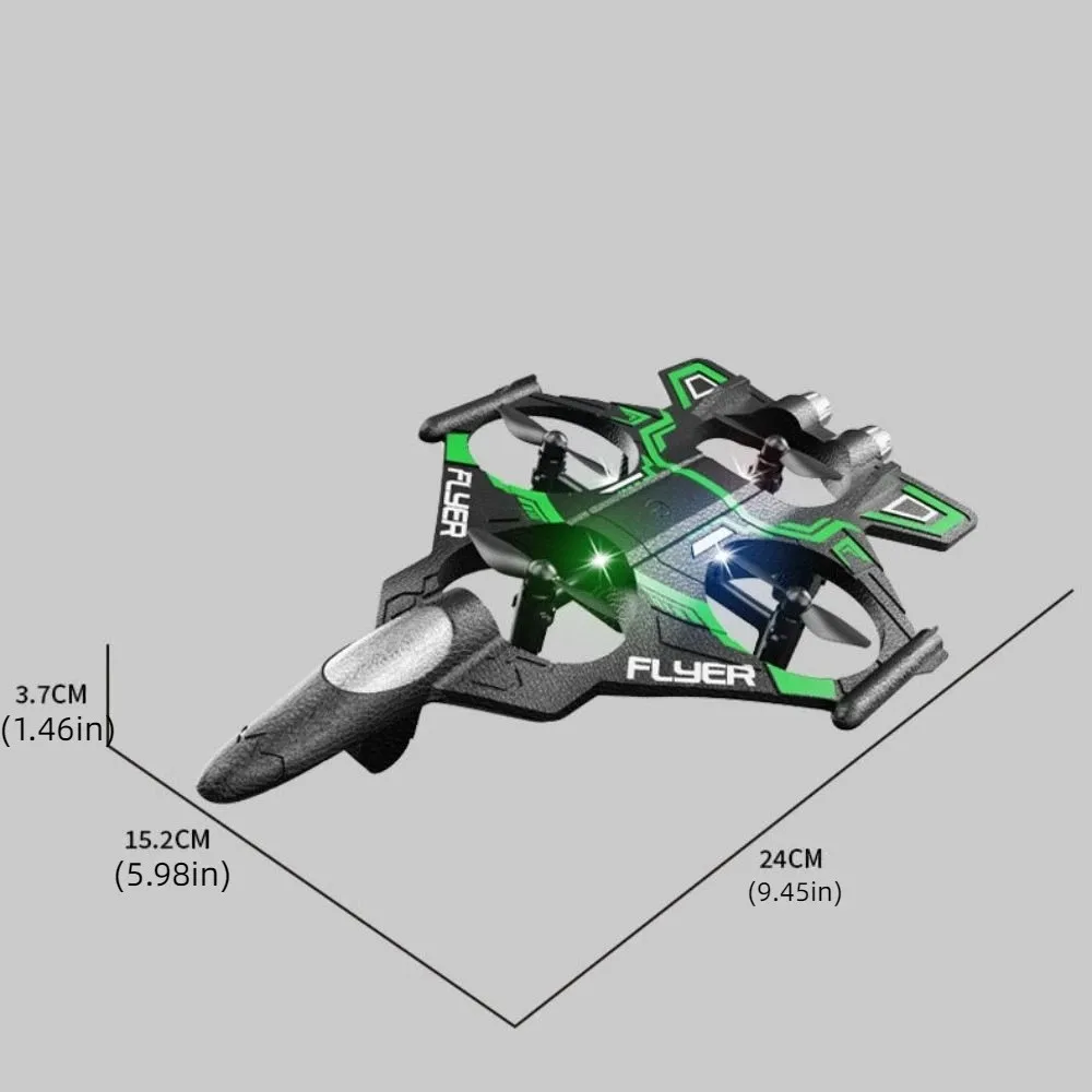 EPP 폼 원격 조종 폼 전투기 충전식 중력 감지 4모터 헬리콥터 휴대용 2.4G 스턴트 RC 취미 제트기