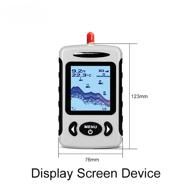 FF718-W Portable Fish Depth Finder Fishing Rods Lucky