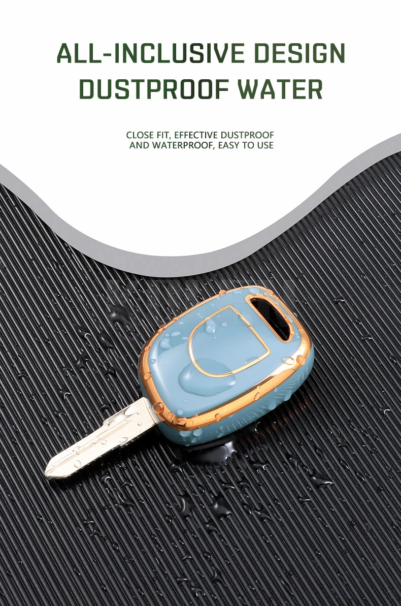 Nuovo TPU Car Remote Key Case Cover Shell per Renault Twingo Clio Kangoo Master NE73 VAC102 Protector Holder Fob Bag accessori - Se7585c3f4385494ea1a5bf6511259822w