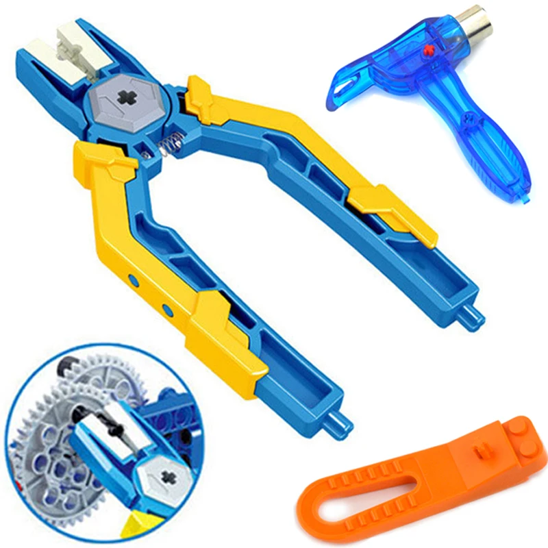 Toys Dismantled Device Building Blocks Pliers Clip remover Tongs Tool Bricks Designer Creative Technology Accessories Parts