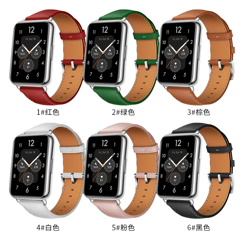 Huawei Watch Cinturino Compatibile Cinturino In Vera Pelle Per