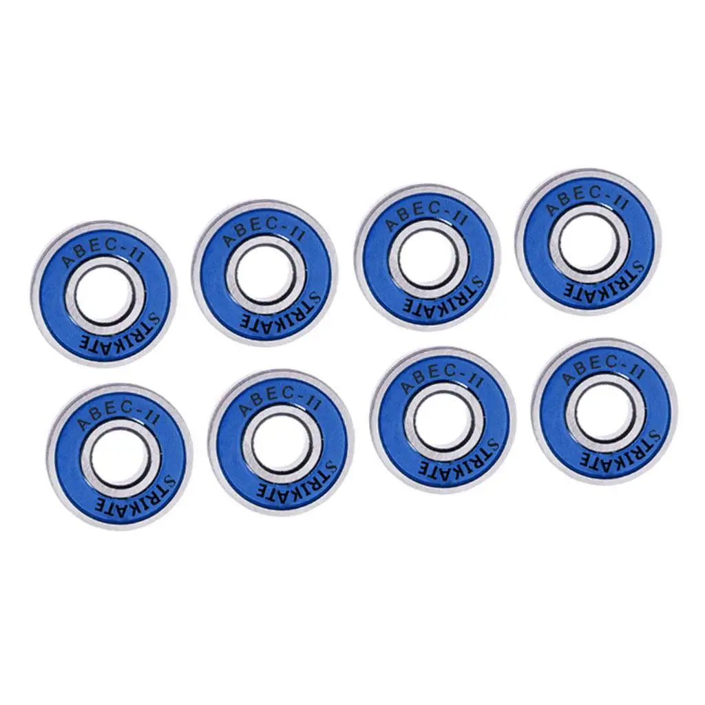 8 X Water Resistant 608 RS Skateboard Bearings Abec 9 Longboard Bearings for skateboard bearings