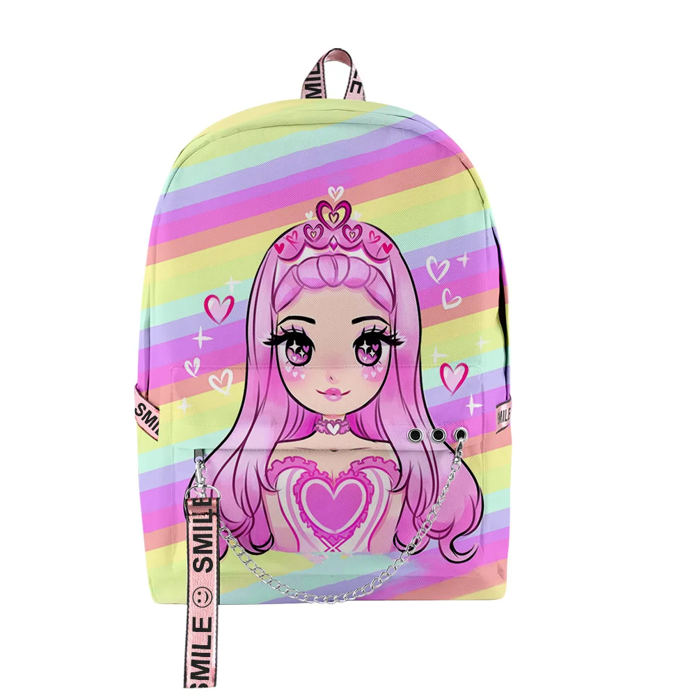 Classic  Novelty Funny Leah Ashe Student School Bags Unisex 3D Print Oxford Waterproof Notebook multifunction Travel Backpacks