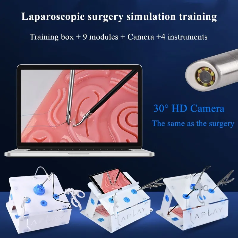 

Laparoscopy Tranner Laparoscopic Surgery Training Box Set Simulated Surgical Doctors Nurse Equipment Teaching Practice Tools