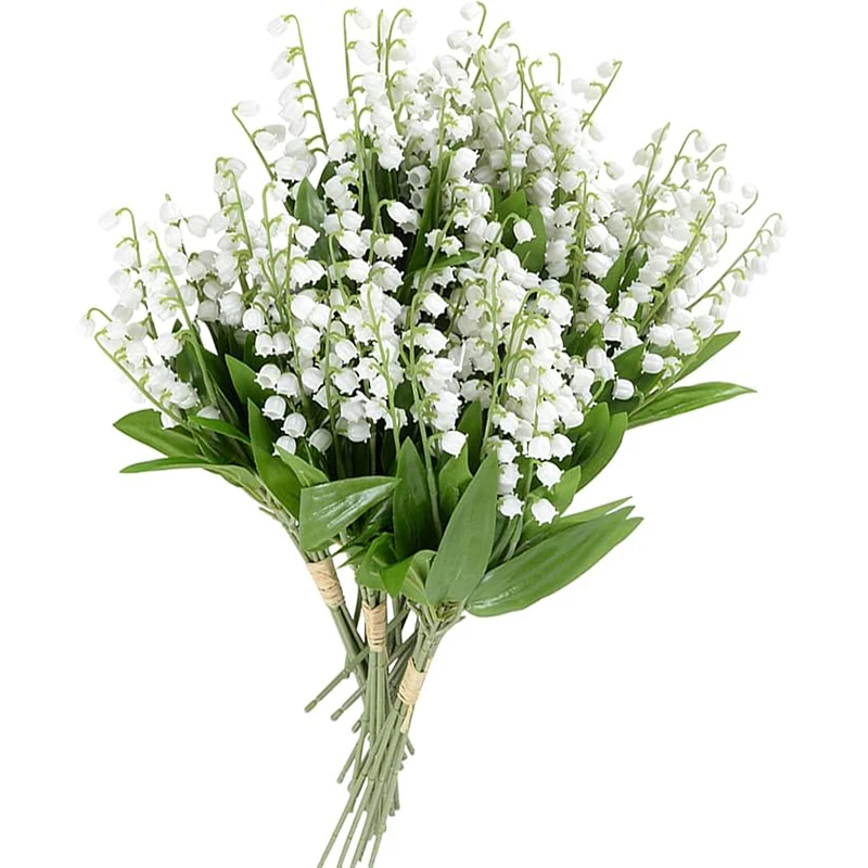 5/10/20 Stück 36 cm weißer künstlicher Blumenstrauß für Heimdekoration, Garten, Hochzeit, Dekoration, gefälschte Blumen, Tischvase, DIY-Zubehör
