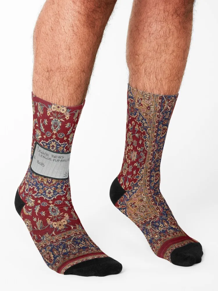 Мужские модные цветные носки Lebowski в стиле боулинга для Хэллоуина