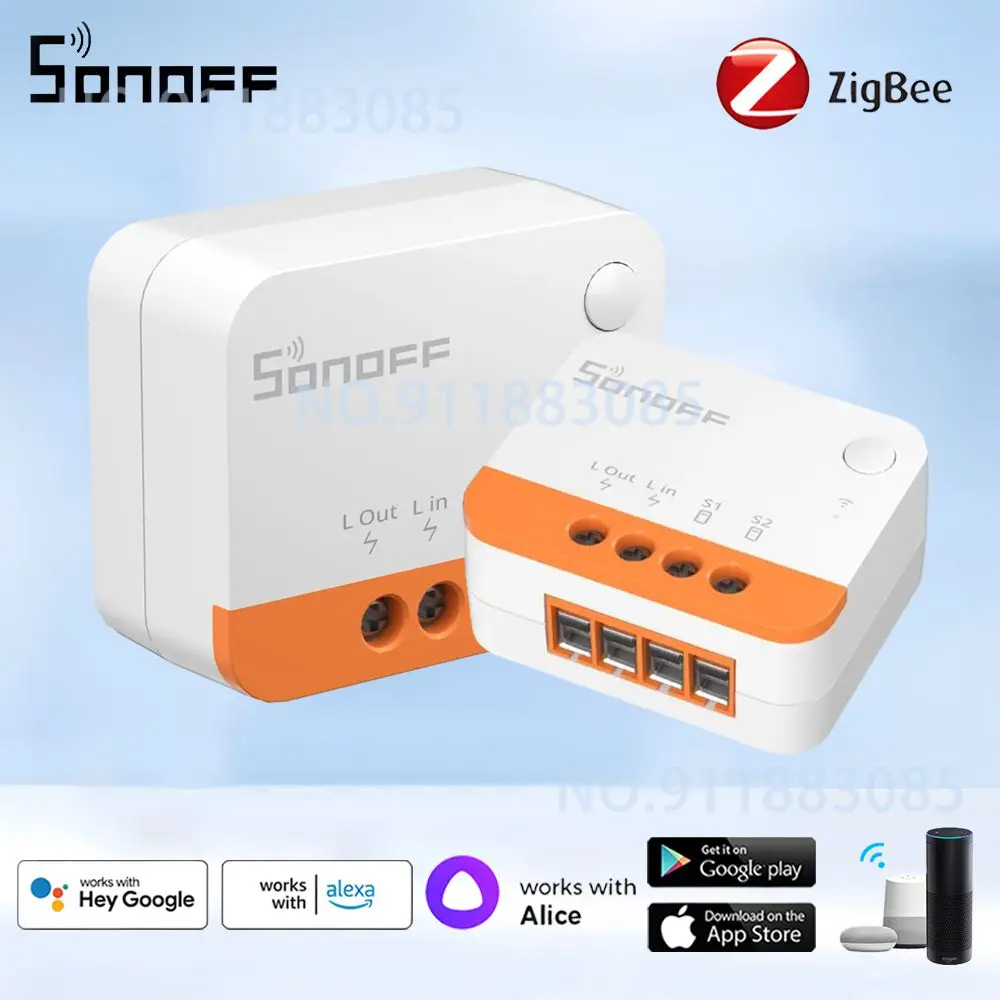 

SONOFF ZBMINIL2 Zigbee DIY Smart Switch Module Mini Wireless 2-Way Switches APP Remote Control Relay For Alice Alexa Google Home