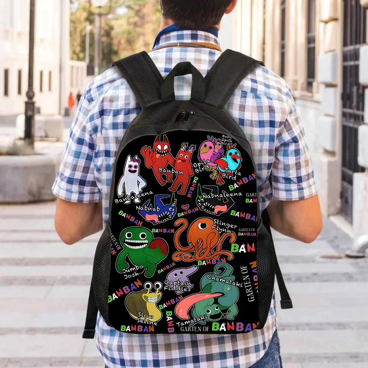 Garten of BanBan Mochila for Children ,School Bags for Boys Girls ,School Backpack for Child ,Cartoon Amine Kids Bags for Kids