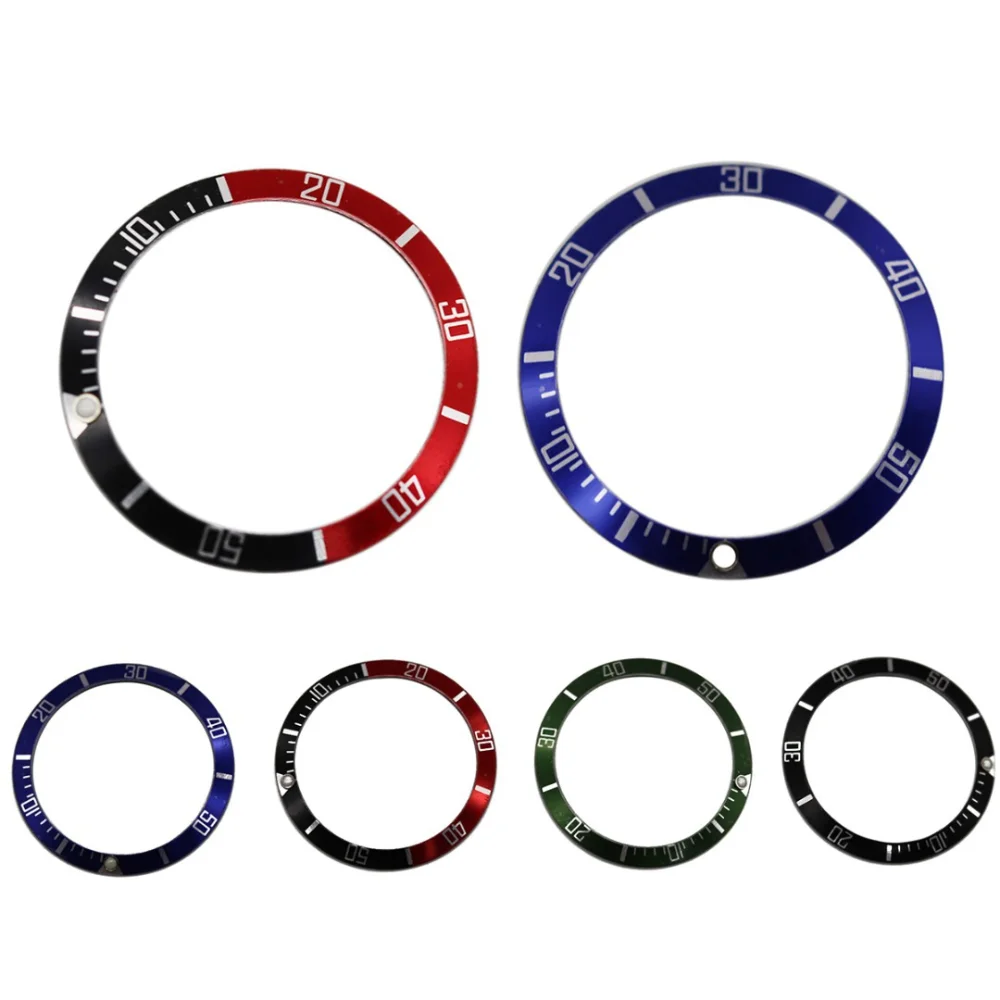 Inserto Per Lunetta In Alluminio Diametro 37.5Mm Per Submariner Gmt Seiko Watch Face Ring Accessori Di Ricambio Rootbeer