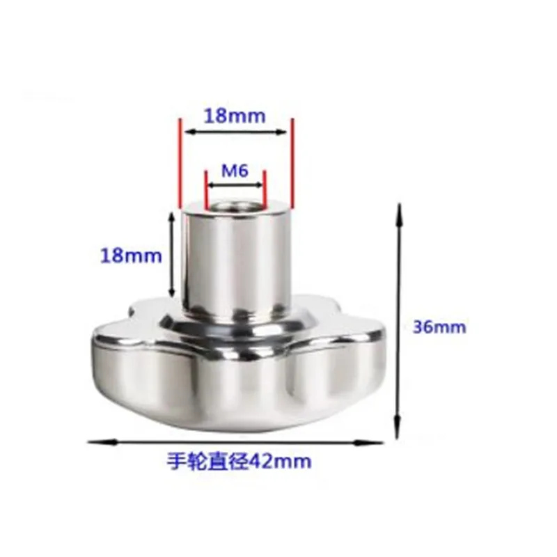 1pc M6 M8 M10 M12 Stainless Steel 304 Female Thread Star Knob Handles Star Shaped Clamping Nuts - View #8