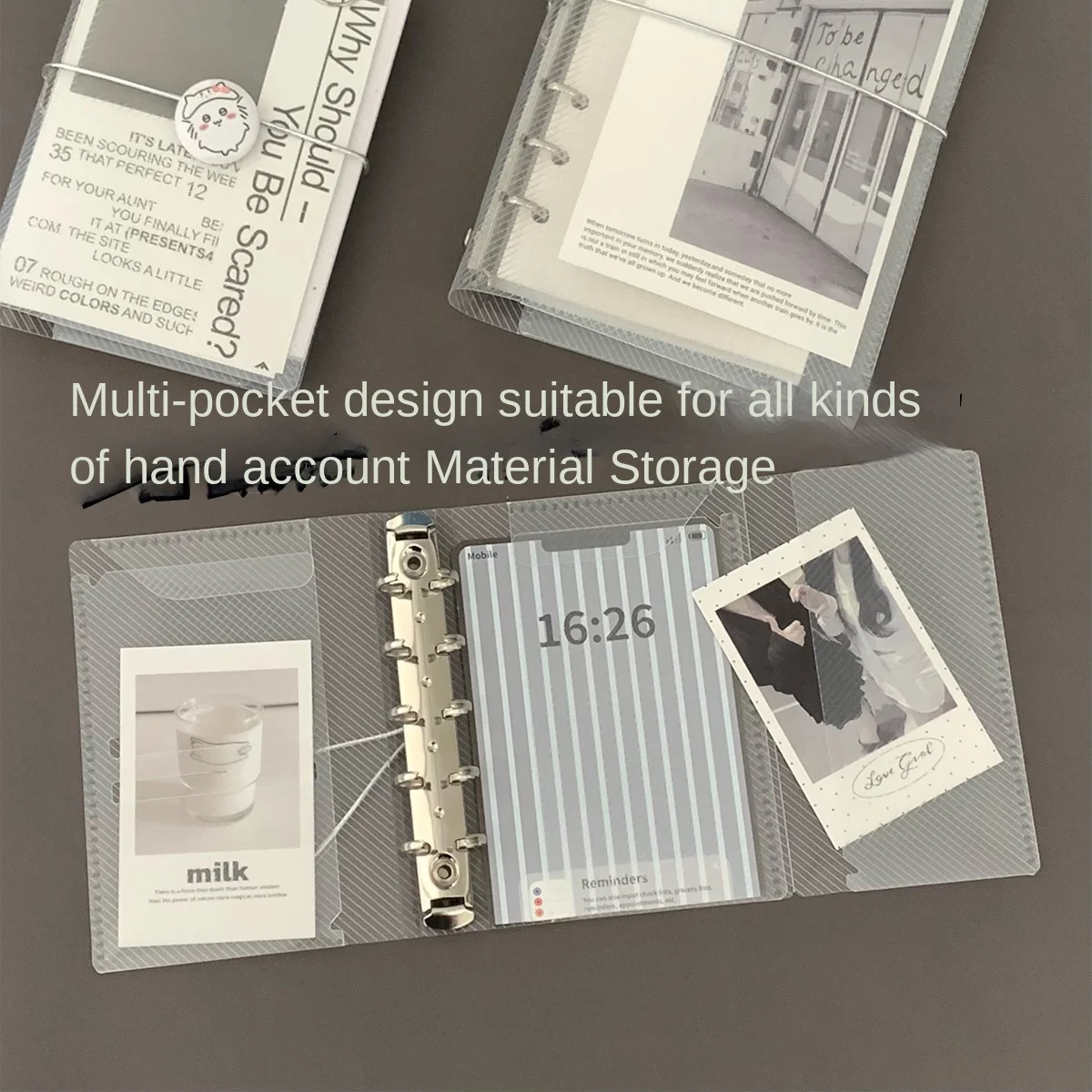 Durable clip file folder