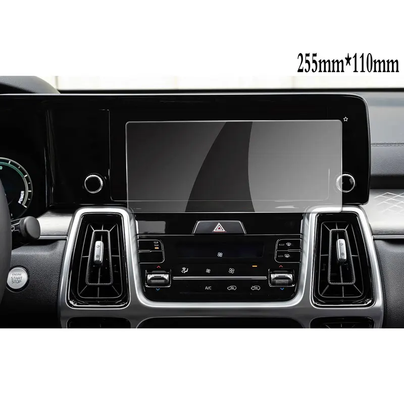 

For Sorento MQ4 2021 10 Inch Car Navigation Touch Center Screen Protector Auto Interior Accessories Tempered Glass Film