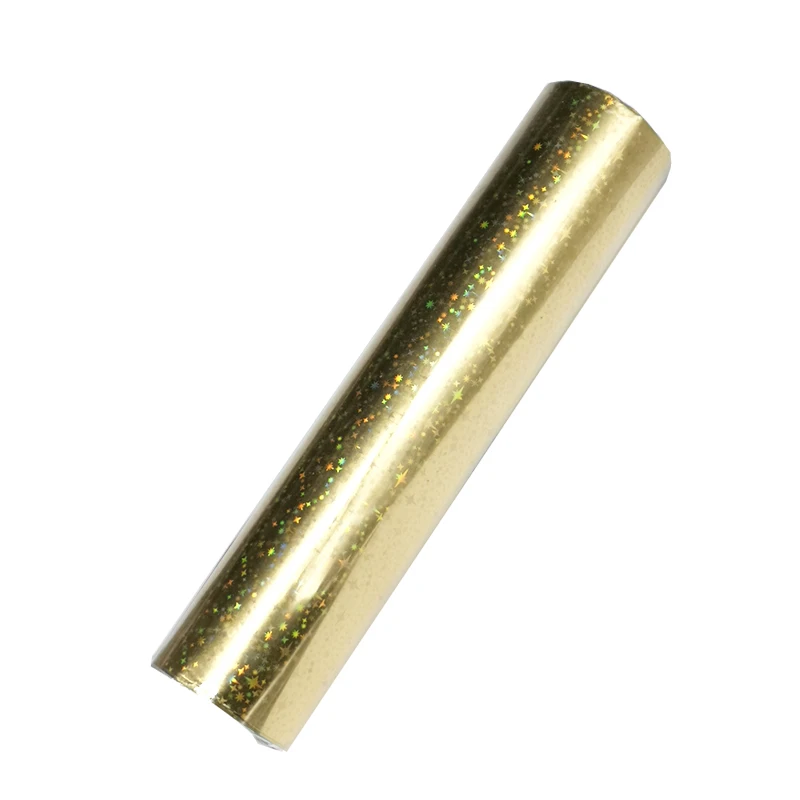 Gold Silver Hot Stamping Foil Paper Rolls for DIY Crafting and Heat Transfer