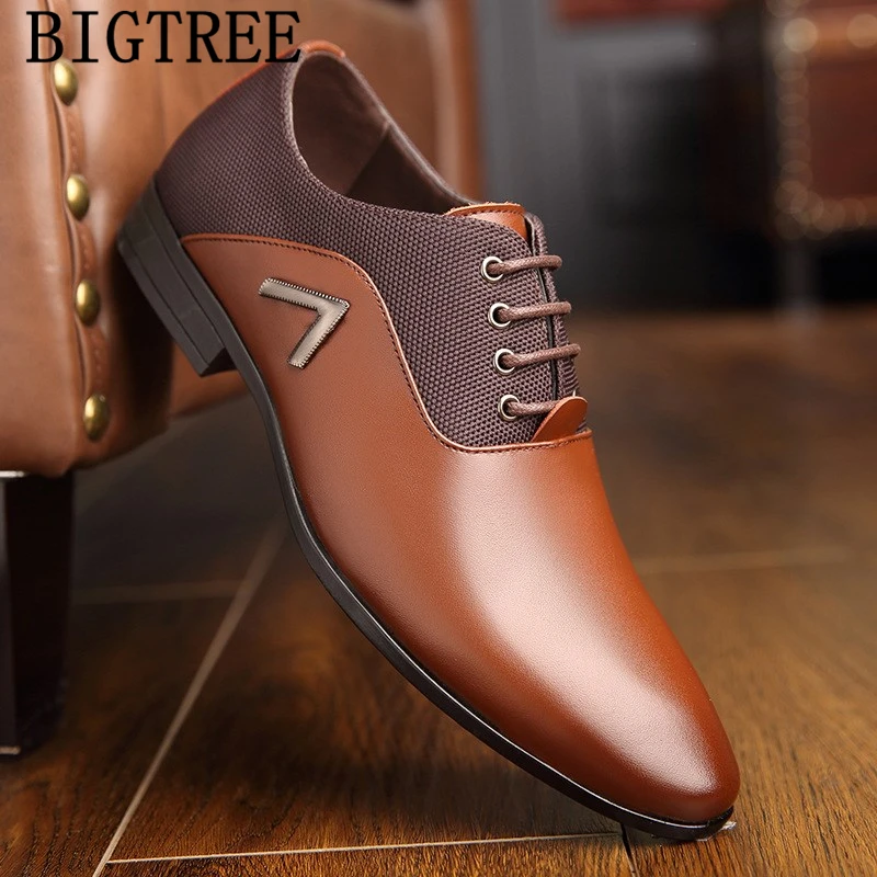 Zapatos formales para hombre, zapatos de vestir de cuero para boda, Oxford, para oficina, Uomo, Eleganti, Laarzen Dames|Zapatos formales| - AliExpress