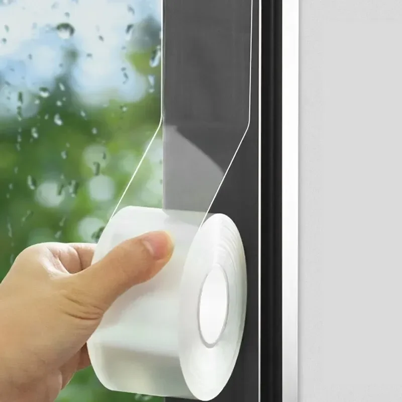 1/3/5 미터 이중 강력 접착 테이프 방수 소재 홈 리빙 도구 문구 1mm 두께 사무실 학교 용품