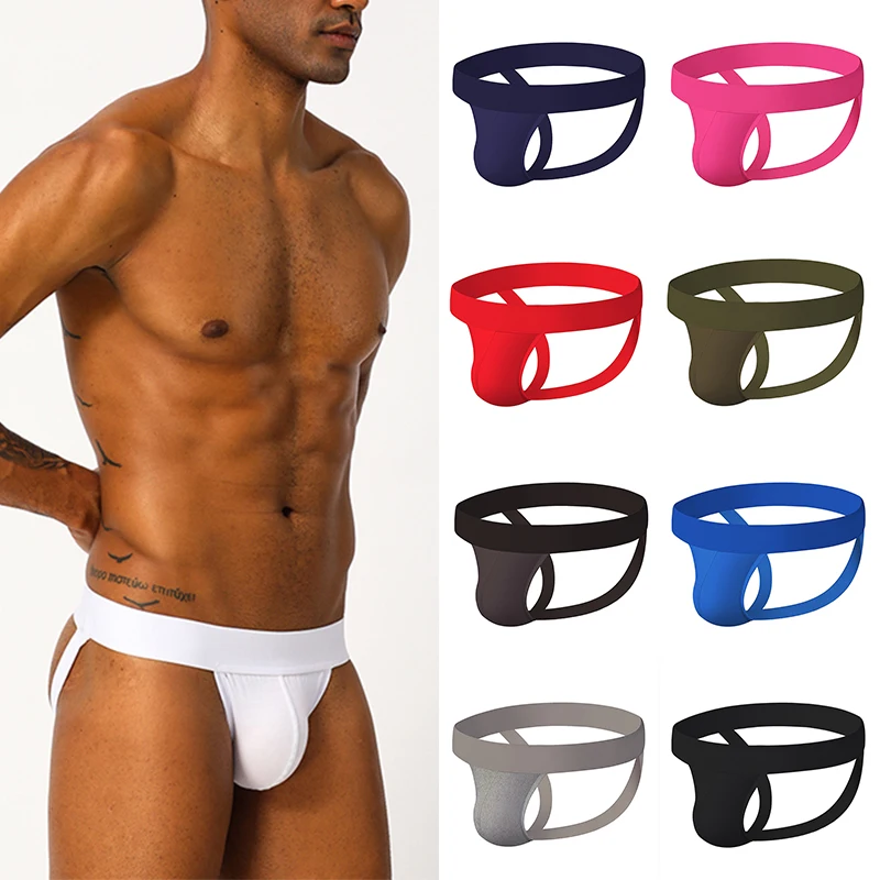 Men Underwear Briefs Athletic Jock Strap Supporter Gay Men's Jockstraps Solid 9 Colors M-XXL SIZE Logo Custom Supported male lingerie,male underwear