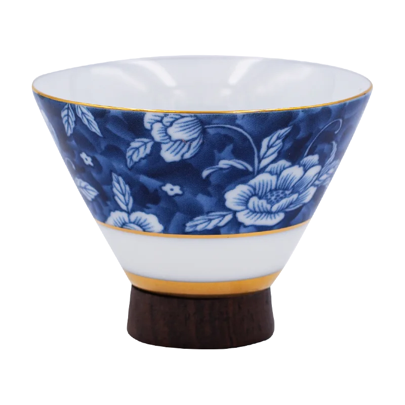 Chinese Blue and white porcelain Ceramics Tea Cups Anti Scaling Tea Bowl Handmade porcelain tea cup Single Cup Drinkware Teaware