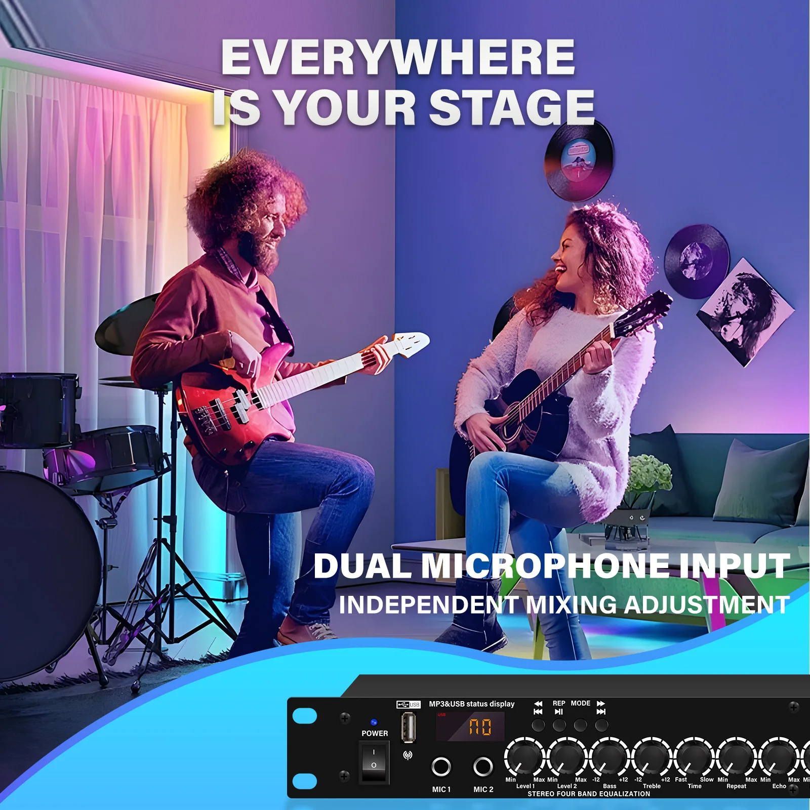 XG5 Professional Sound Equalizer with US Plug and Precision Tuning for Studios and Live Performances audio equalizer