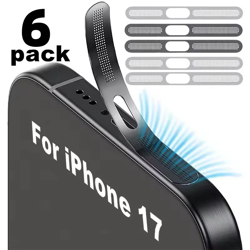 Premium Metal Dustproof Net Sticker - Earpiece Speaker Hole Anti-Dust Mesh Protector