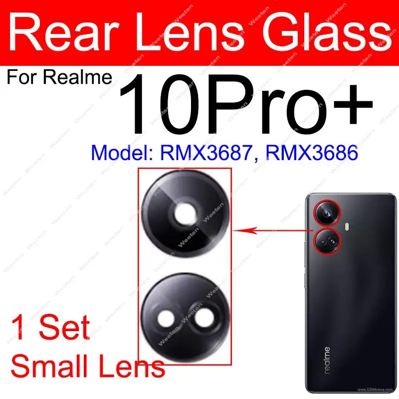 Rear Camera Lens Glass with Adhesive Replacement