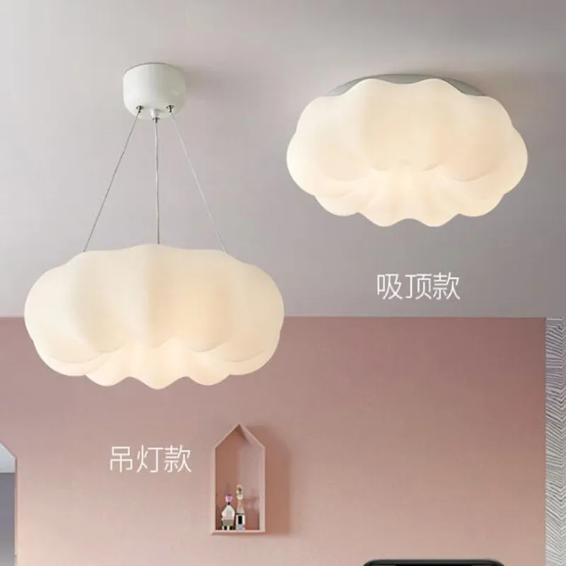 

Современная люстра, освещение для спальни, столовой, дома, ресторана, облака, декоративная светодиодная подвесная потолочная лампа