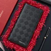 Long Wallet New product simplicity Bifold black leather Wallet Men Card pack Slim Billfold with Card Slots men short wallet 5