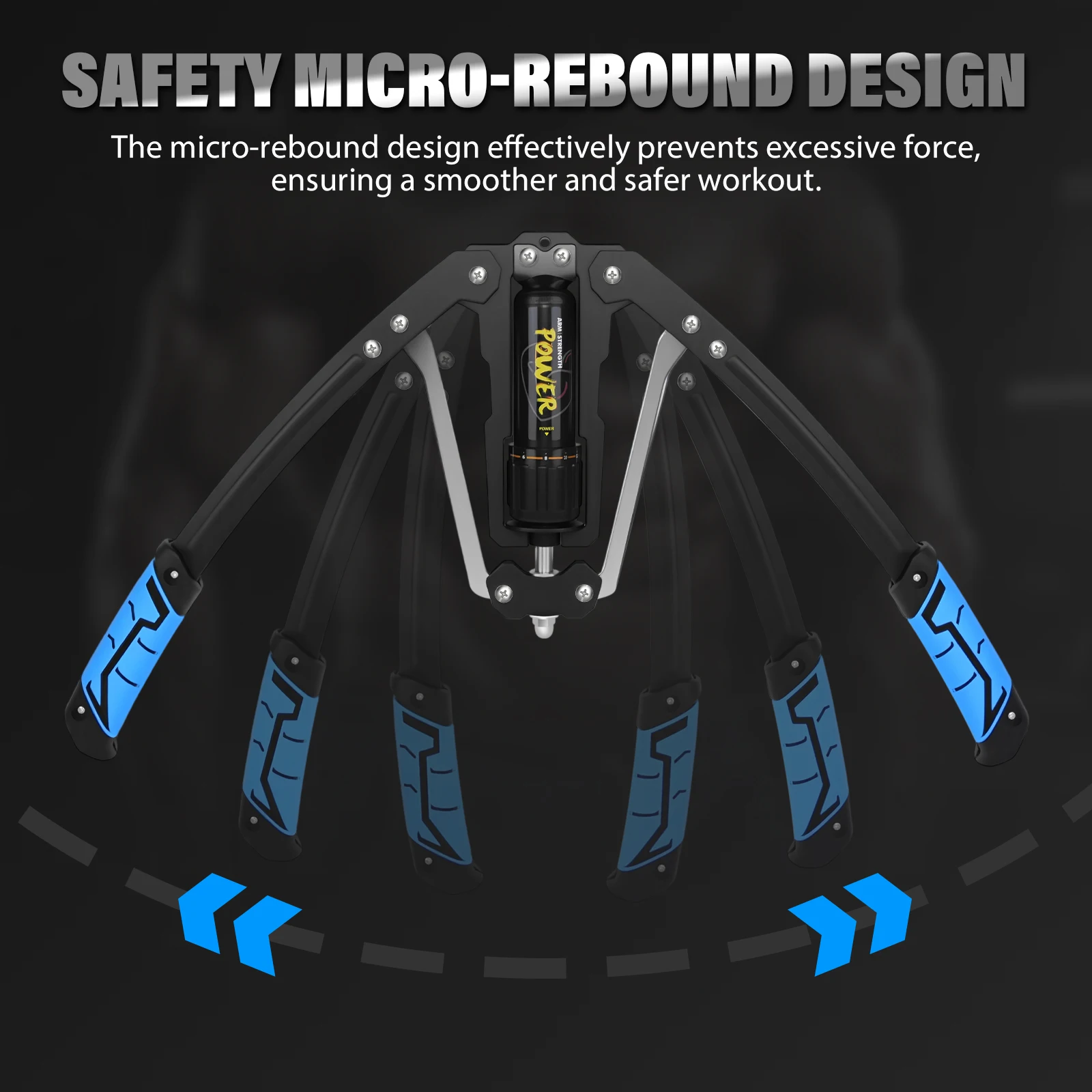 närbild av hydrauliskt motståndsmekanism