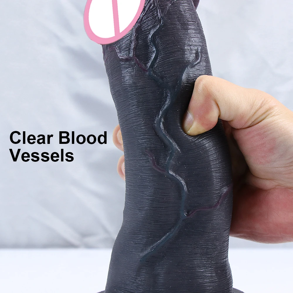 7.5cm Big Glans Penis Realistic Dildo Huge Anal Plug Suction Cup Adult Strapon Sex Toys For Woman Vagina Orgasm Masturbation