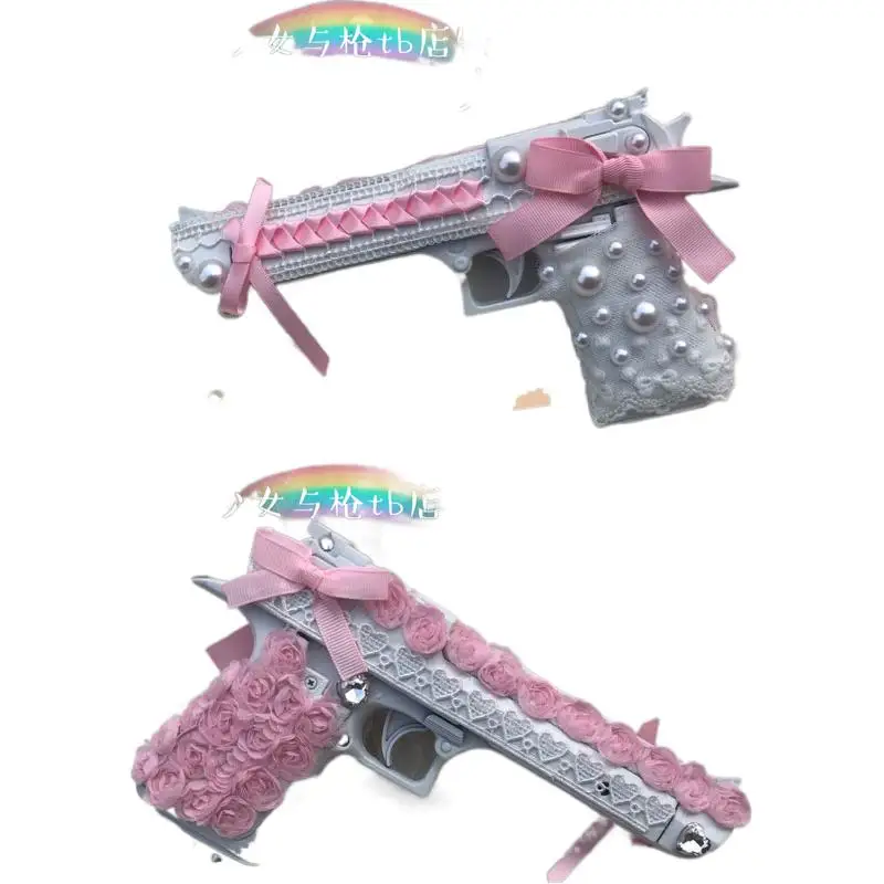 Cosplay Pistol Toy Gun Model Cannot Shoot Comic-con Photo Props Sweet Girls Handmade Cosplay For Girls  Outdoor Fake Gun Gifts 2