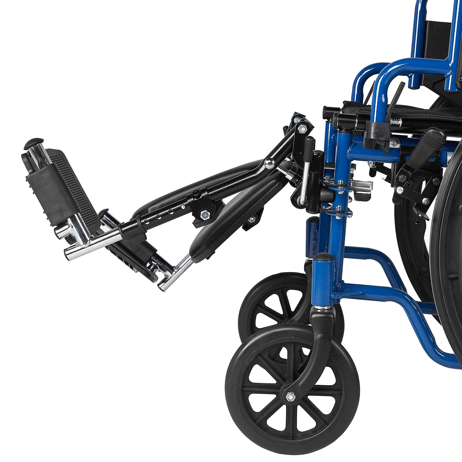 Wheelchair Elevating Legrests with Padded Calf Pads 1 Pair,Composite Footplates, Padded Calf Pads,