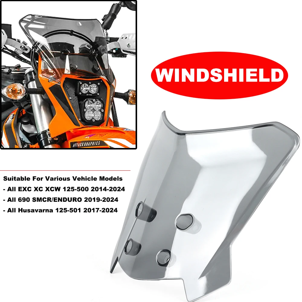 

Ветровое стекло для мотоцикла 690 SMC R ENDURO / EXC XC XCW 125-500 / Husavarna 701 SM/ENDURO 125-501
