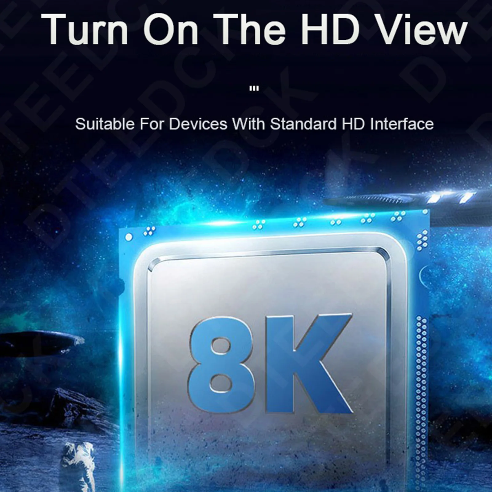DTEEDCK HDMI ȣȯ ̺ HDMI 2.1 , Xbox ø PS5 PS4 TV ڽ, ũҺ Ʈ HDMI ø  ̾, 8K