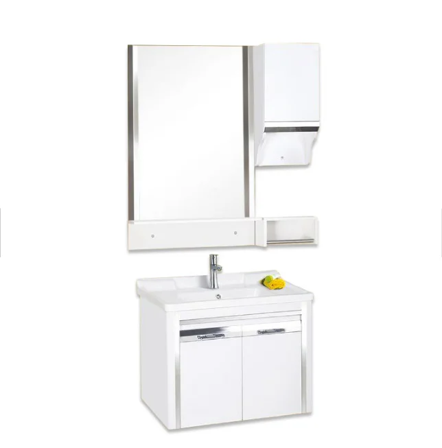 Bathroom Double Sink Vanity Luxury Pvc24 In Bathroom Cabinet