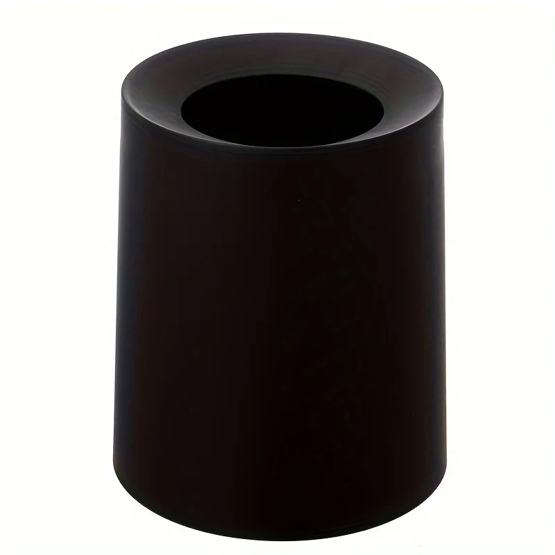 1 라운드 플라스틱 쓰레기통 이동식 라이닝이있는 현대적인 스타일의 간단한 쓰레기통 욕실 침실 사무용품 쓰레기통