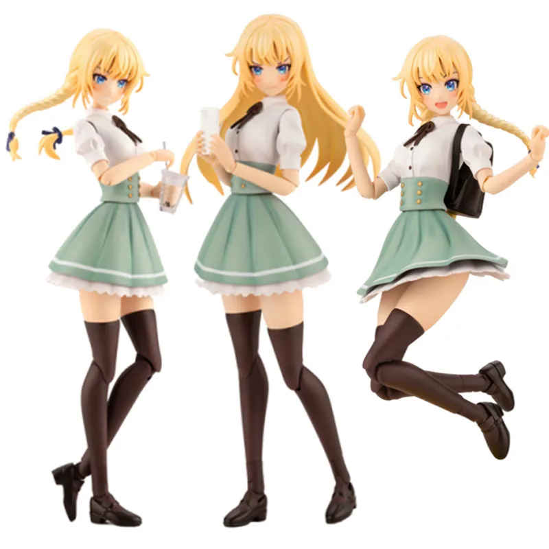 

16CM Original JK003 Sousaishojoteien Saeki Flower Anime PVC Action Figure Assembly Model Toys Collectible Model Ornaments Gifts