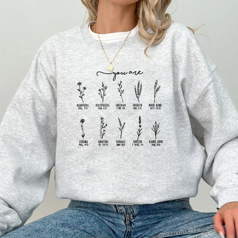 Moletom Cristão Feminino - Estampas Inspiradoras - Conforto E Fé