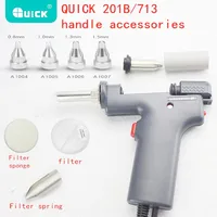 QUICK201B Electric Suction Gun, 201B Heater Assembly, Filter Sponge, Filter, Nozzle 1