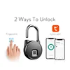 Xiaomi Fingerprint Lock Bluetooth Padlock IP65 Waterproof Keyless USB Rechargeable House Luggage Security Door Locks Smart Home 3