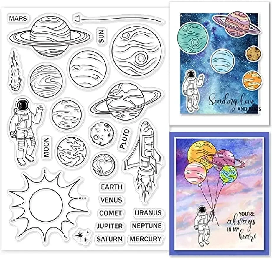 ORIGACH Timbres Transparents En Silicone Pour La Fabrication De