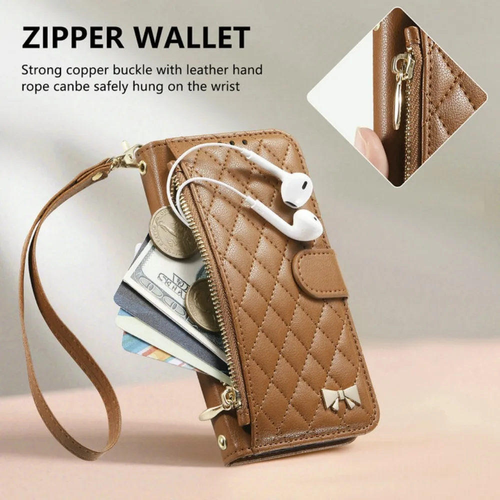 Edge70 Fusion Plus 5G Zipper Leather Wallet Flip Case with Air Signature Cover