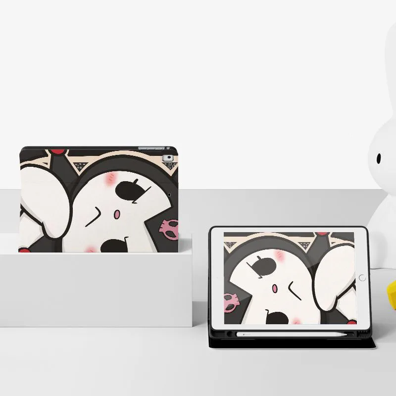 Sanrio Kuromi Capa de Silicone para Ipad Capa para Ipad Air Air 10.2 9th 8th Pro 11 12.9 2023 2023 - Imagem 5