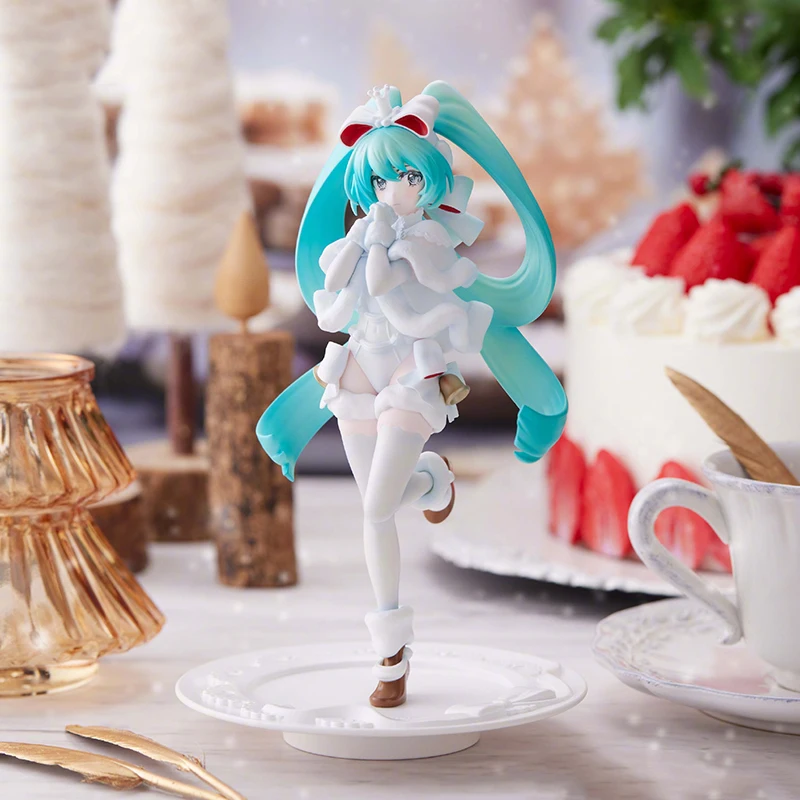 Фото Оригинальная фигурка FuRyu Hatsune Miku Exeed, креативная фигурка Sweet из ПВХ, 17 см, Коллекционная модель, кукла, статуэтка, орнамент, подарок №3