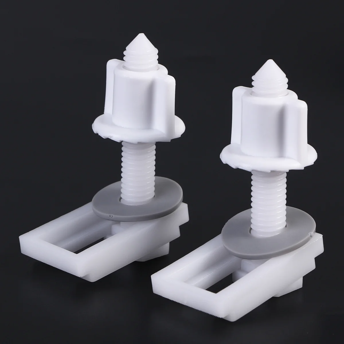 

Plastic Toilet Seat Hinge Bolt Screw with Nuts and Washers Set