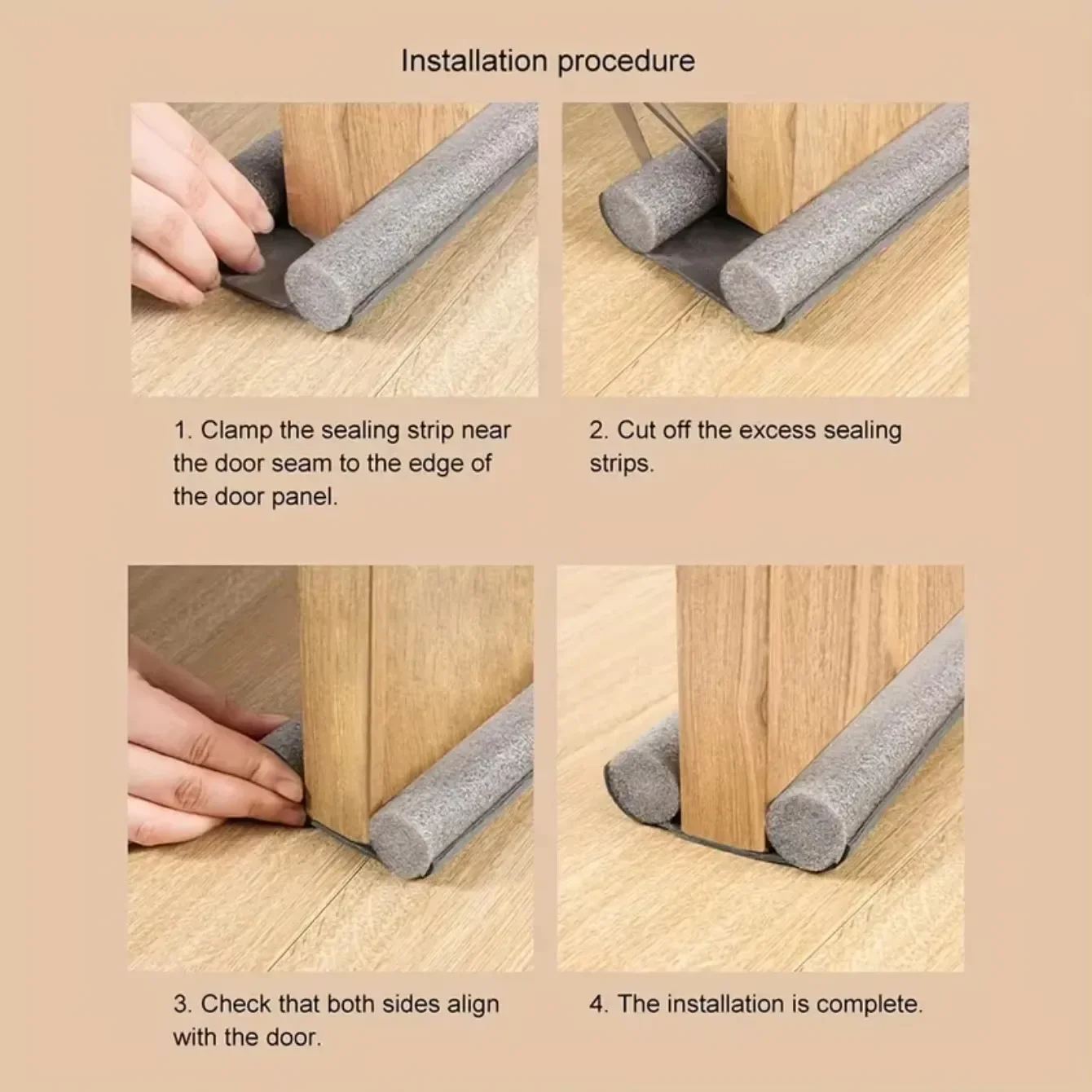 Door Seal Strip 1pc Soundproof Window Gap Windshield Heat Preservation Dustproof