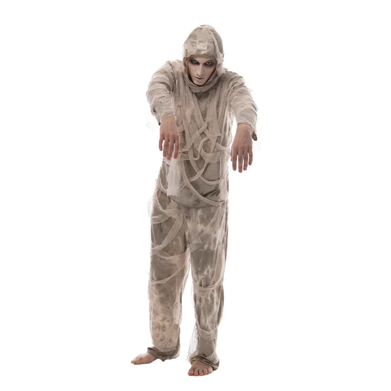 Cosplay Costume Family Halloween Horror Mummy Wrap Adult Scary Egyptian Carnival Easter Purim Fancy
