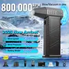 800,000RPM  Air Blower New X9 Turbo Fan Upgrade Rechargeable Blower Brushless Turbo Fan Portable Dust Blower Electric Dryer