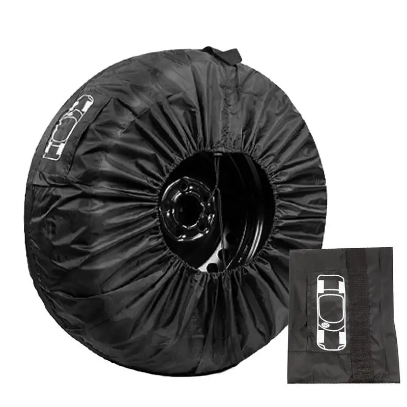 

Spare Tire Cover Winter Tire Cover Portable Wheel Bags Machine Washable Winter Wheel Storage Tote Spare Tire Storage With