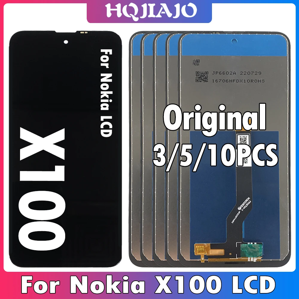 3/5/10PCS 6.67" Original For Nokia X100 Display Touch Screen Digitizer