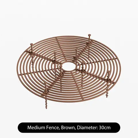 Pot Grid Flower Pot Cover Baby Safety Plant Protector Soil Guard With Nails Cover Plant Root Protection Garden Supplies